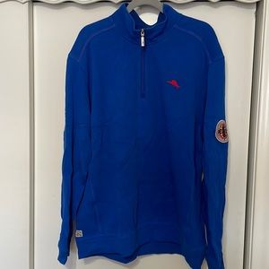 Tommy Bahama MLB Chicago Cubs 1/4 Zip 2016 World Series Men's Sweater